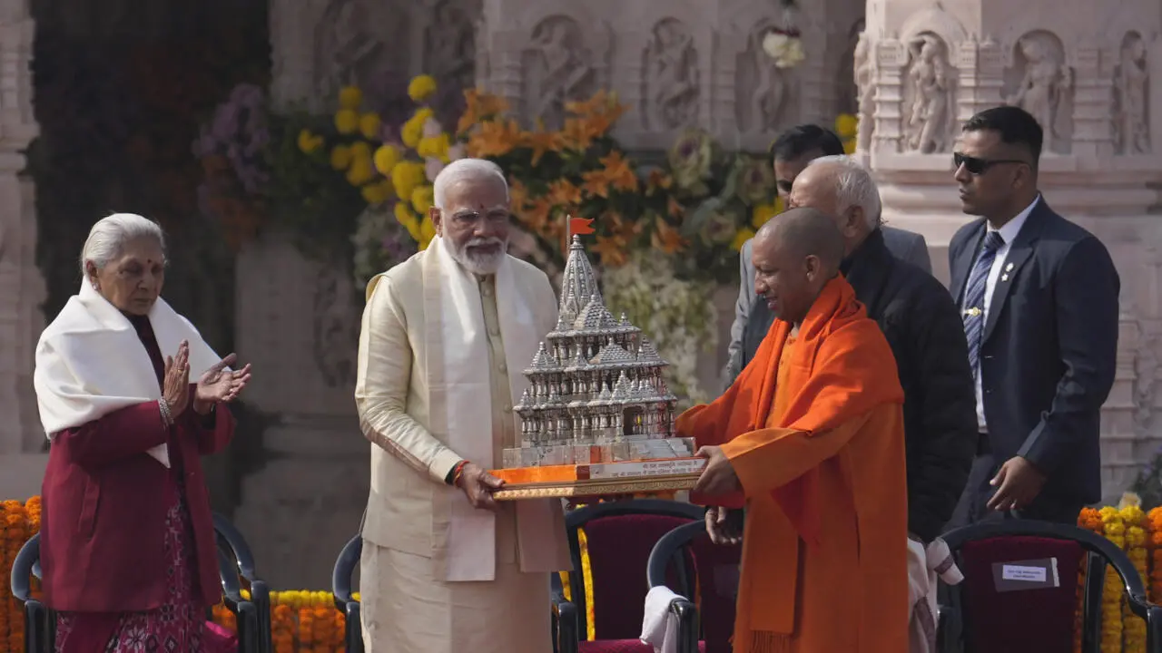 Inde: le Premier ministre Narendra Modi a inauguré le temple de Rama à Ayodhya