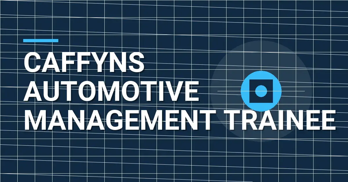 Caffyns Automotive Management Trainee