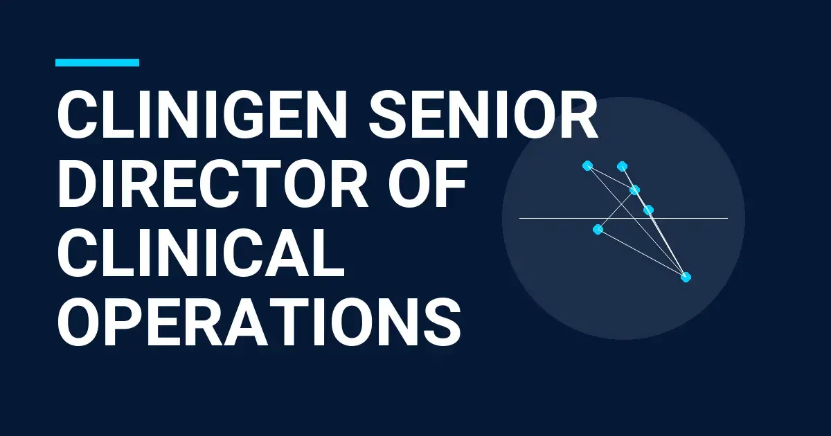Clinigen Senior Director of Clinical Operations
