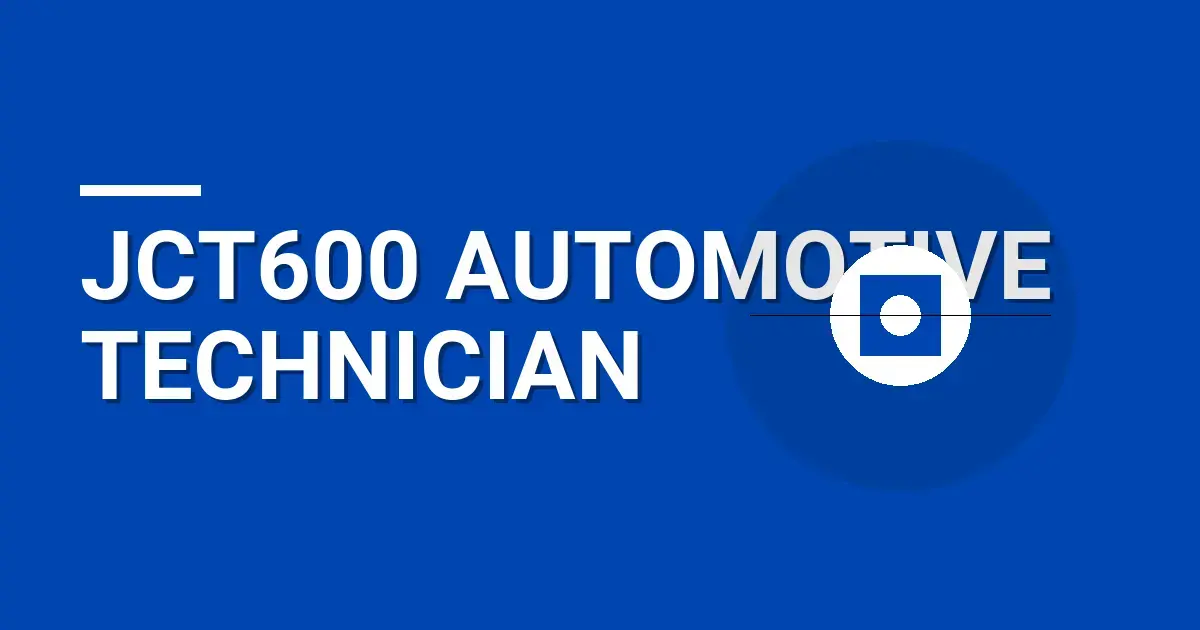 JCT600 Automotive Technician